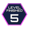 Finished Level 5