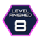 Finished Level 8